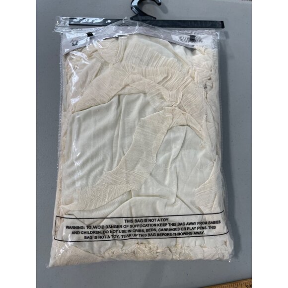 Gothic Baby Dolls Costume Size Large 14-16 Living Fiction Cream Lace Dress NEW - Picture 9 of 9